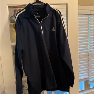 Adidas Men's Dark Blue Windbreaker
